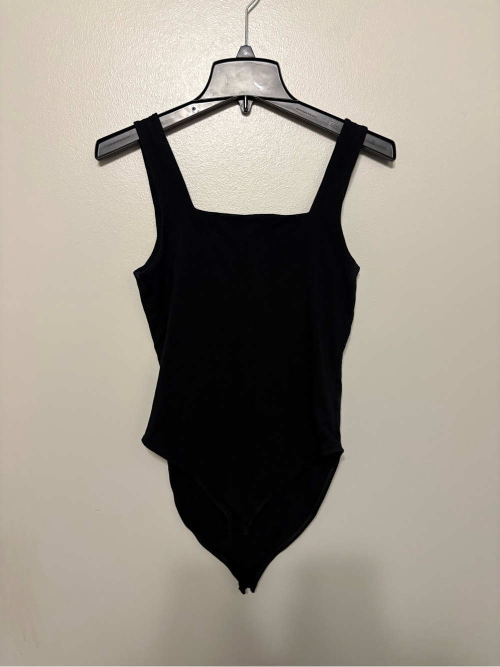 Old Navy Black Square Neck Tank Bodysuit